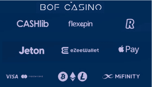 Payments & Withdrawal Bof Casino